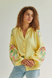 Жіноча блуза Vyshyta з польовими квітами XS Лимонна VSH13014 фото 2