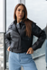 Жіноча шкіряна куртка Staff XS Чорна STF1019 фото 1
