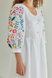 Лляна сукня Vyshyta з польовими квітами і корсетною спинкою S Біла VSH14010 фото 3