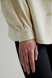 Жіноча вишита сорочка Vyshyta Minimalist з фактурного льону S Молочна VSH13016 фото 2
