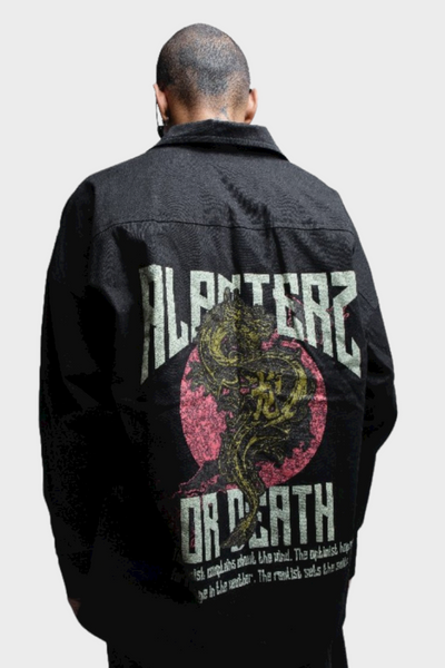 Куртка Alanterz Dragon Oversize Jacket M Чорна AZ1001(W) фото