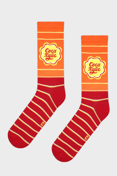 Шкарпетки CEH Соси X*йс 36-40 Помаранчеві CH17016 фото