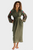 Бавовняна сукня Vyshyta Марія прямого крою з вишивкою M Хакі VSH14002 фото