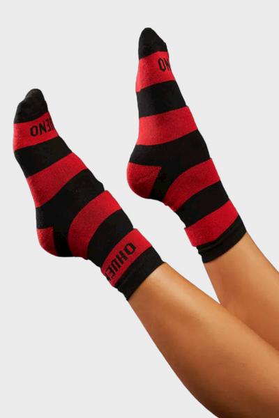 Шкарпетки теплі OHUENO 36-40 Червоно-Чорні OH17003(W) фото