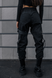 Жіночі брюки карго Огонь Пушка Hard XS Чорні OP9003 фото 3