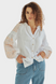 Білосніжна жіноча блуза Vyshyta Зоя бавовняна XXS Біла VSH13011 фото 1