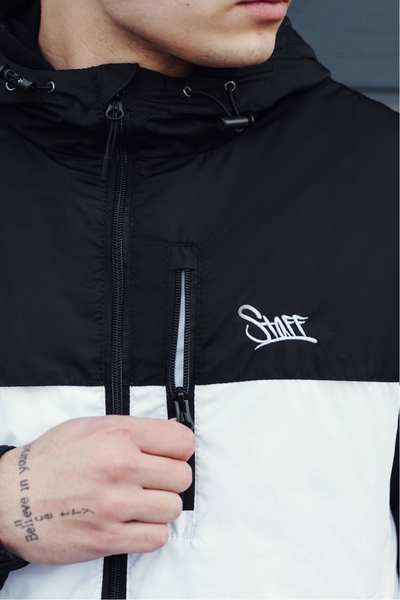 Куртка Staff mo XS Чорно-біла STF1015 фото