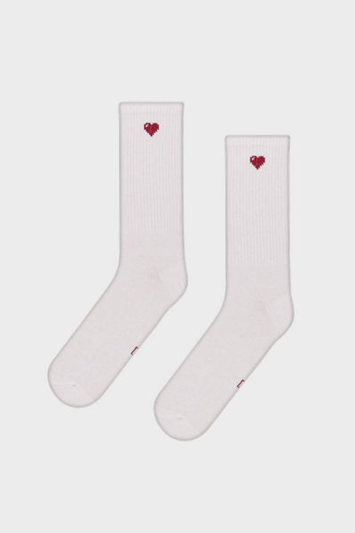 Шкарпетки CEH Сердечки 40-45 Білі CH17045 фото