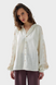 Жіноча блуза Vyshyta Zoya з льону XS Молочна VSH13004 фото 1