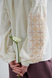 Жіноча блуза Vyshyta Zoya з льону XS Молочна VSH13004 фото 2