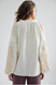 Жіноча блуза Vyshyta Zoya з льону XS Молочна VSH13004 фото 4