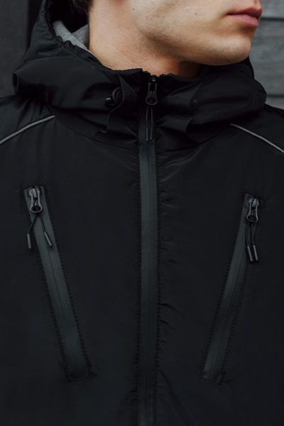Куртка Staff ca XS Чорна STF1016 фото