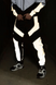 Спортивні штани з рефлективом Огонь Пушка Dex S Чорні OP12005 фото 2