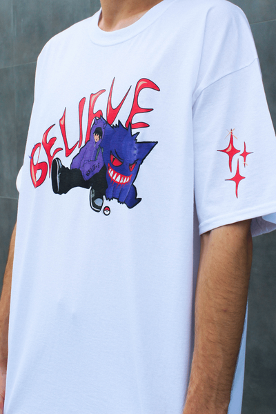 Футболка Believe Gengar M Біла BL0004 фото