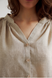 Жіноча блуза Vyshyta Katrya з нефарбованого льону XS Бежева VSH13001 фото 4