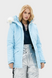 Парка жіноча на вовні DASTI Mont Blanc Baby Blue Arctic City XS Голуба DS1006 фото 1