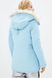 Парка жіноча на вовні DASTI Mont Blanc Baby Blue Arctic City XS Голуба DS1006 фото 2